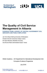 Phase 1 Albania report cover